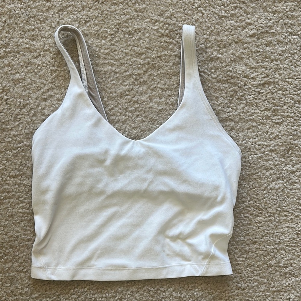 Lululemon White Sports Bra